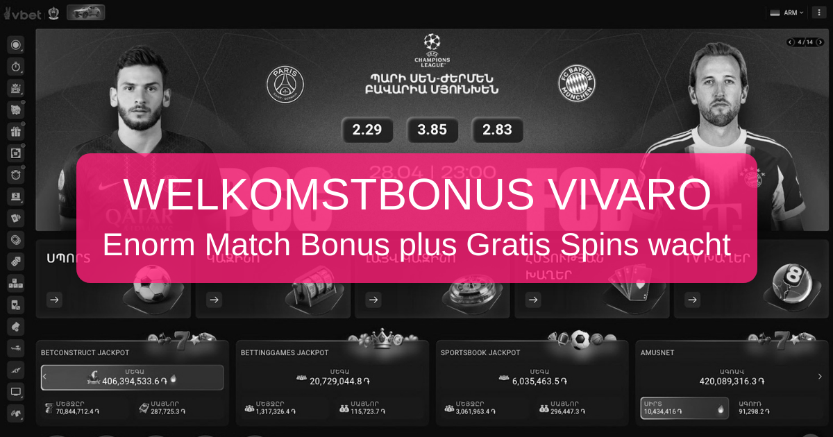 Vivaro Casino Nederland - Beste gokkasten & snelle uitbetalingen
